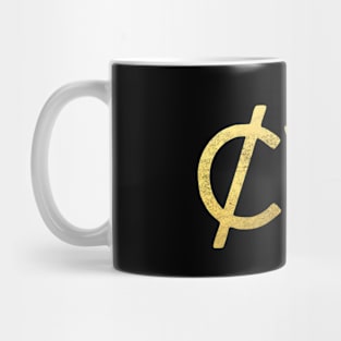 Gold Techno Mug